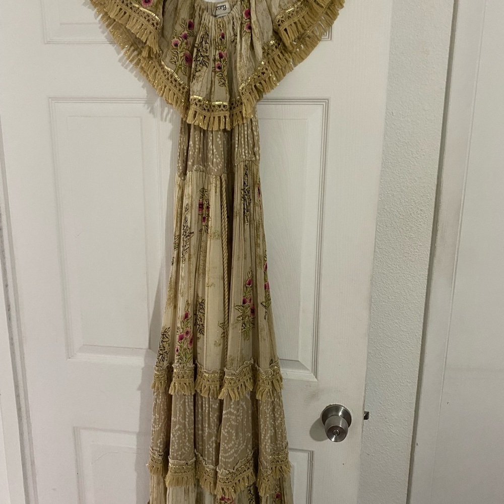 Floral Embroidered Maxi Dress